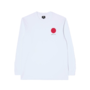 Japanese Sun T-Shirt Long Sleeve White